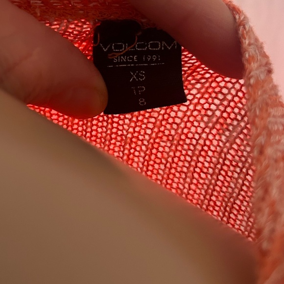 Orange VOLCOM Cardigan - Picture 2 of 3